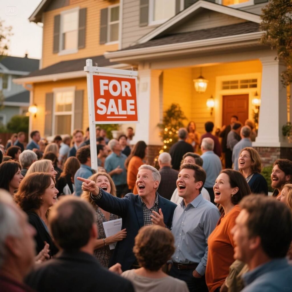 Show House Buyer Rush